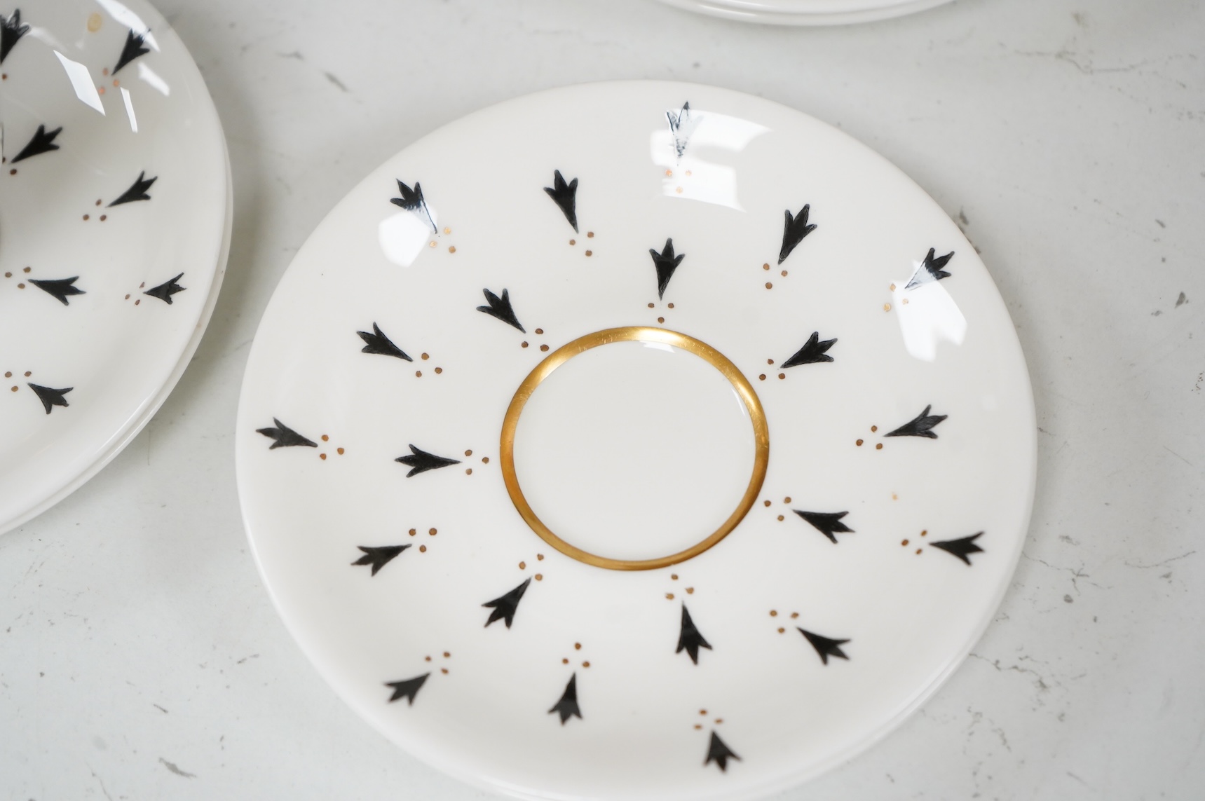 A Royal Albert bone china ‘Ermine’ coffee service